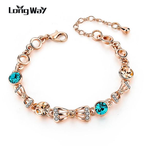 charm bracelets longway luxury design gold color austrian royal blue crystal for women fashion butterful jewelry sbr160111, Golden;silver
charm bracelets longway luxury design gold color austrian royal blue crystal for women fashion butterful jewelry sbr160111, Golden;silver