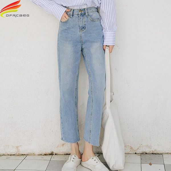 women's jeans 2021 high waist ripped for women with tassel korean fashion ankle-length denim pants washed straight loose, Blue
women's jeans 2021 high waist ripped for women with tassel korean fashion ankle-length denim pants washed straight loose, Blue