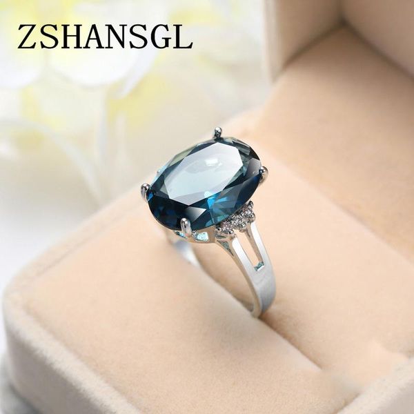 wedding rings fashion women jewelry oval dazzling blue cz crystal 925 sterling silver ring size 6-10 femme anillos wholesale, Slivery;golden
wedding rings fashion women jewelry oval dazzling blue cz crystal 925 sterling silver ring size 6-10 femme anillos wholesale, Slivery;golden