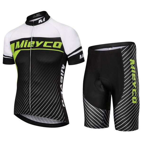 racing sets mieyco cycling jersey 2021 clothing sports bike wear short sleeves bicycle maillot ropa ciclismo, Black;blue