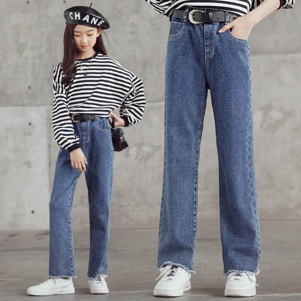 jeans spring autumn teen girls denim pants solid color kids bottoms clothes children's fashion streetwear loose 4-14years, Blue
jeans spring autumn teen girls denim pants solid color kids bottoms clothes children's fashion streetwear loose 4-14years, Blue