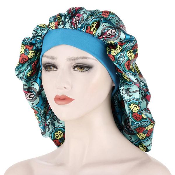 beanie/skull caps extra large women beauty print satin silky bonnet sleep night cap head cover hat for curly springy hair accessories wholes, Blue;gray
beanie/skull caps extra large women beauty print satin silky bonnet sleep night cap head cover hat for curly springy hair accessories wholes, Blue;gray