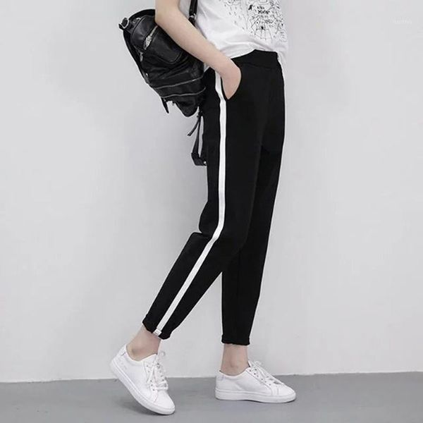 running pants spring ladies sports trousers jogging training elastic waist outdoor running1, Black;blue
running pants spring ladies sports trousers jogging training elastic waist outdoor running1, Black;blue