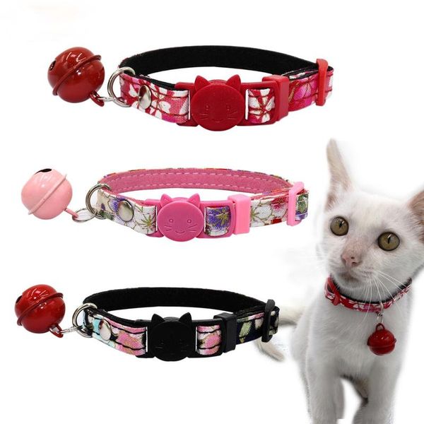 cat collars & leads japanese collar with bells print personalized pet accessories cats
cat collars & leads japanese collar with bells print personalized pet accessories cats