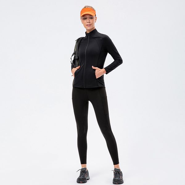 autumn and winter new yoga jacket nylon sportswear tight stretch running zipper fitness clothing long sleeves, White;red
autumn and winter new yoga jacket nylon sportswear tight stretch running zipper fitness clothing long sleeves, White;red