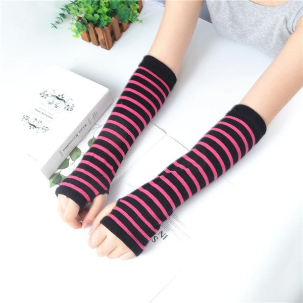 five fingers gloves women lady striped elbow warmer knitted long fingerless mitten winter warm soft female printed solid color, Blue;gray
five fingers gloves women lady striped elbow warmer knitted long fingerless mitten winter warm soft female printed solid color, Blue;gray