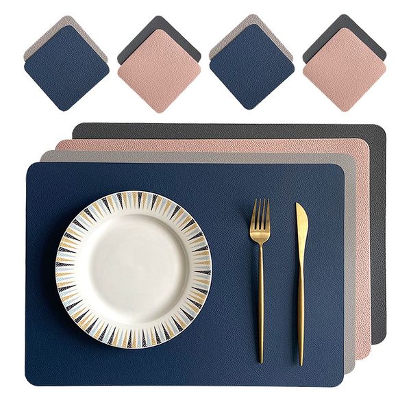 leather meal mat household products rectangular heat insulation table restaurant l western food waterproof plate
leather meal mat household products rectangular heat insulation table restaurant l western food waterproof plate