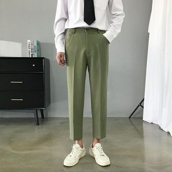 men's suits & blazers spring men summer causal loose straight trousers male basic solid color suit pants business formal o86, White;black
men's suits & blazers spring men summer causal loose straight trousers male basic solid color suit pants business formal o86, White;black