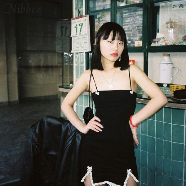 2021 gothic harajuku black spaghetti strap mini split dress woman summer bodycon bar club party night cotton dress mujer, Black;gray
2021 gothic harajuku black spaghetti strap mini split dress woman summer bodycon bar club party night cotton dress mujer, Black;gray