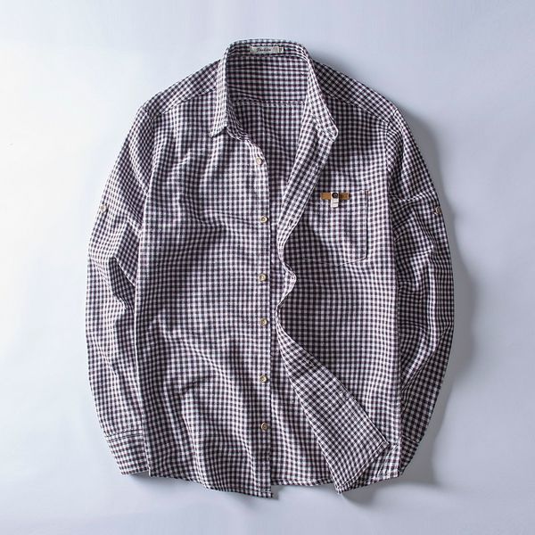 2021 spring autumn new japanese simple long-sleeved men cotton and linen plaid shirt mens -4xl shirts male chemise en2j, White
2021 spring autumn new japanese simple long-sleeved men cotton and linen plaid shirt mens -4xl shirts male chemise en2j, White