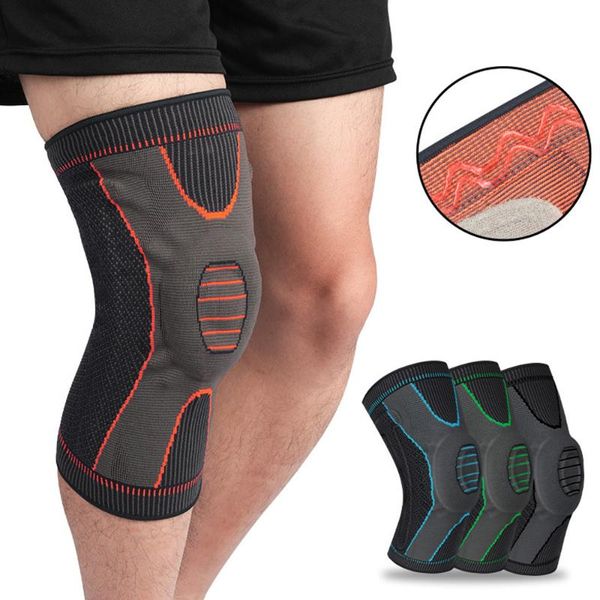 elbow & knee pads 1pc patella brace silicone spring pad fitness training compression sleeve support sports kneepads protector, Black;gray
elbow & knee pads 1pc patella brace silicone spring pad fitness training compression sleeve support sports kneepads protector, Black;gray
