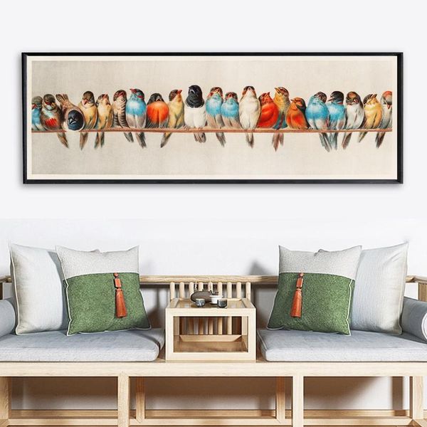 other home decor bird canvas print vintage wall art large landscape painting prints a perch of birds by hector giacomelli poster
other home decor bird canvas print vintage wall art large landscape painting prints a perch of birds by hector giacomelli poster