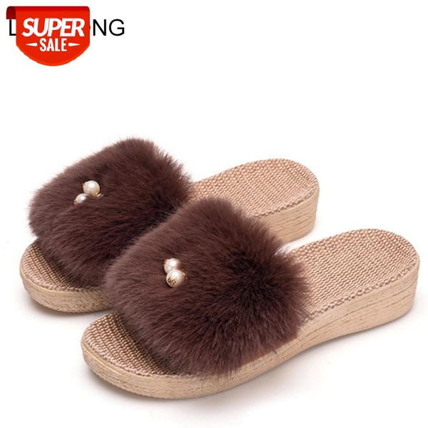 lcizrong summer house faux fur women wedges slippers fashion outside female slides beach girl platform shoes bedroom walking #hd6l, Black
lcizrong summer house faux fur women wedges slippers fashion outside female slides beach girl platform shoes bedroom walking #hd6l, Black