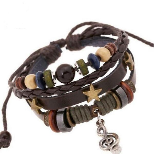 tennis wholesale bronze star rivets cowhide women bracelets charm musical notes bracelet pendants leather braided snake chain, Golden;silver
tennis wholesale bronze star rivets cowhide women bracelets charm musical notes bracelet pendants leather braided snake chain, Golden;silver