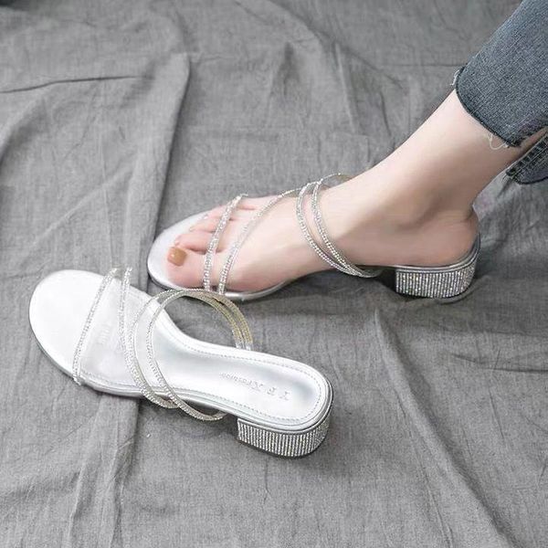 slippers women's 2021 summer thick high heel fashion rhinestone two-way outer wear online celebrity, Black
slippers women's 2021 summer thick high heel fashion rhinestone two-way outer wear online celebrity, Black