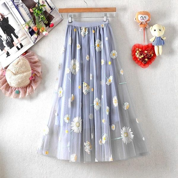 skirts mesh flower lace skrit women high waist long female elegant tulle skirt sweet student school wear aesthetic faldas, Black
skirts mesh flower lace skrit women high waist long female elegant tulle skirt sweet student school wear aesthetic faldas, Black