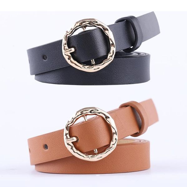belts creative round buckle ladies belt fashion decoration japanese word waist simple versatile dress thin, Black;brown
belts creative round buckle ladies belt fashion decoration japanese word waist simple versatile dress thin, Black;brown