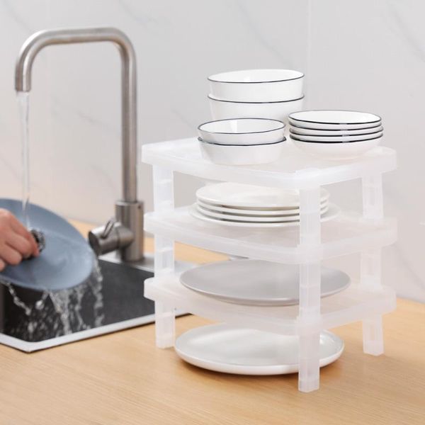 hooks & rails stackable dish racks for kitchen supplies plastic draining dishes storage holder household under sink shelf bowl plate organiz
hooks & rails stackable dish racks for kitchen supplies plastic draining dishes storage holder household under sink shelf bowl plate organiz