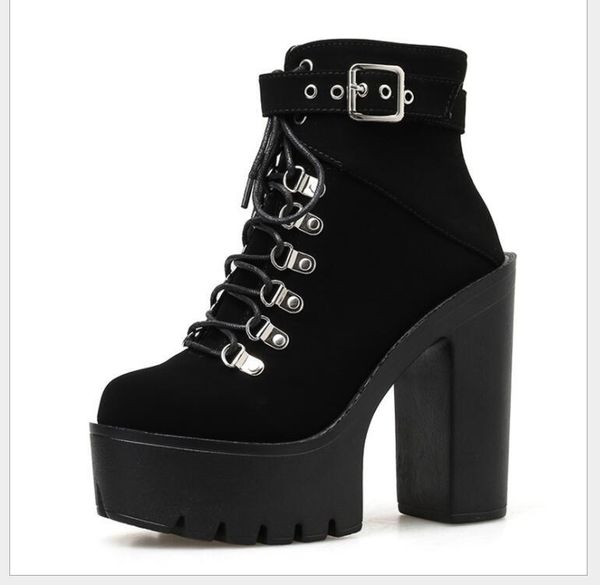 boots woman block heel high platform ankle fashion shoes short winter warm footwear, Black
boots woman block heel high platform ankle fashion shoes short winter warm footwear, Black