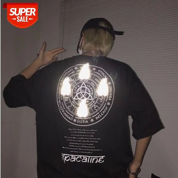 t-shirt men summer reflective short-sleeved korean version of loose retro dark students wild casual half-sleeved fashion tshirt #qn6x, White;black
t-shirt men summer reflective short-sleeved korean version of loose retro dark students wild casual half-sleeved fashion tshirt #qn6x, White;black