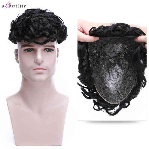 s-noilite toupee men 78g wigs hair prosthesis natural wig 100% male replacement system piece invisible extensions, Black
s-noilite toupee men 78g wigs hair prosthesis natural wig 100% male replacement system piece invisible extensions, Black