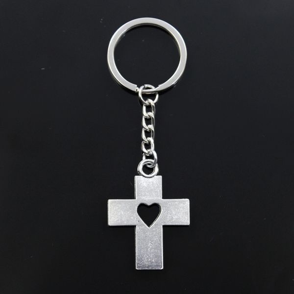 new keychain 41x30mm cross heart cut pendants diy men car key chain ring holder keyring souvenir jewelry gift, Silver
new keychain 41x30mm cross heart cut pendants diy men car key chain ring holder keyring souvenir jewelry gift, Silver