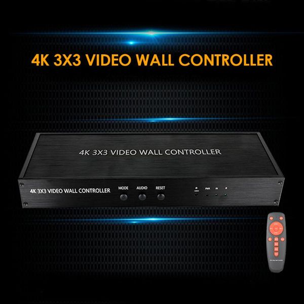 4k 3x3 video wall controller 1 input 9 output screen splicing hd tv splicer images display stitching processor
4k 3x3 video wall controller 1 input 9 output screen splicing hd tv splicer images display stitching processor
