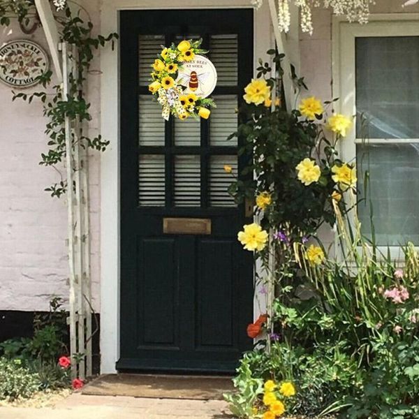 decorative flowers & wreaths silk sunflower artificial door perfect quality simulation garland for wedding home garden party decoration
decorative flowers & wreaths silk sunflower artificial door perfect quality simulation garland for wedding home garden party decoration