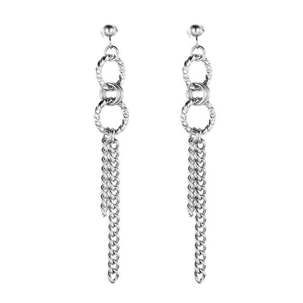 hoop & huggie vintage geometric silver color titanium steel metal tassel earrings set for women punk long drop 2021 trend of, Golden;silver
hoop & huggie vintage geometric silver color titanium steel metal tassel earrings set for women punk long drop 2021 trend of, Golden;silver