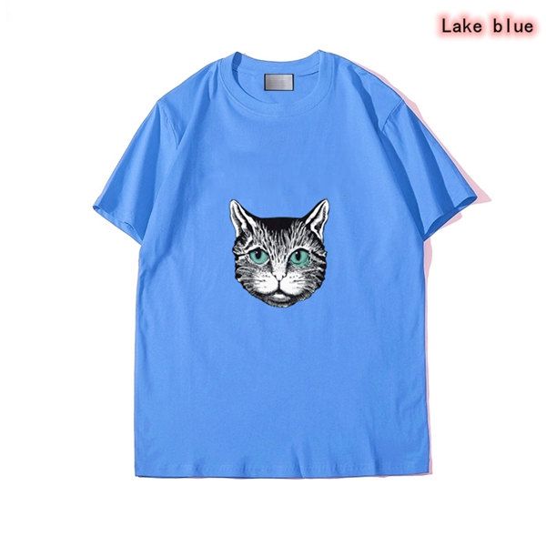 summer breathable cat pattern t-shirt fashion women's t-shirt letters printed pattern comfortable ladies slim style short sleeve top, White
summer breathable cat pattern t-shirt fashion women's t-shirt letters printed pattern comfortable ladies slim style short sleeve top, White