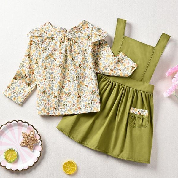clothing sets 1-5years toddler kids clothes girls long sleeve floral ruffle dress outfits set overalls back to school outfit for1, White
clothing sets 1-5years toddler kids clothes girls long sleeve floral ruffle dress outfits set overalls back to school outfit for1, White