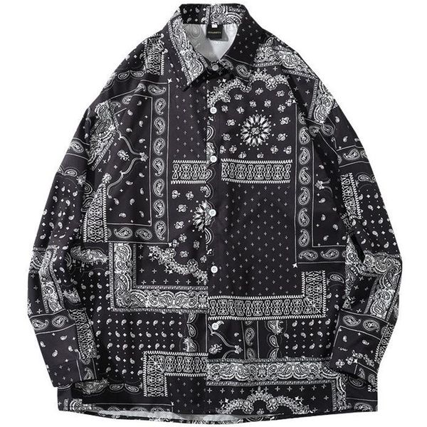 men's casual shirts vintage cashew flowers shirt men 2021 japanese style long sleeve spring fashion couples harajuku camisas hip hop, White;black
men's casual shirts vintage cashew flowers shirt men 2021 japanese style long sleeve spring fashion couples harajuku camisas hip hop, White;black