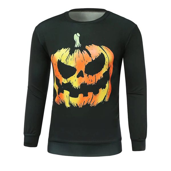 halloween men's pumpkin skull print crew neck sweatshirt, Black
halloween men's pumpkin skull print crew neck sweatshirt, Black