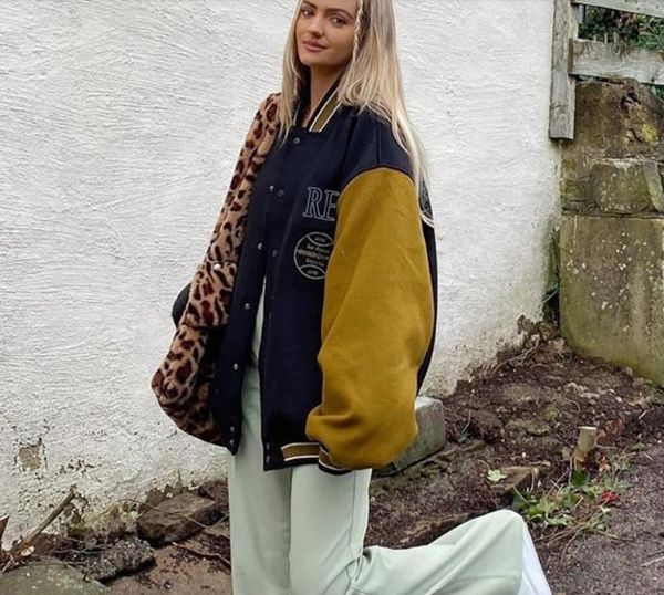 women's jackets winter 2021 splicing letters embroidery bomber jacket women college patchwork block basic baseball, Black;brown
women's jackets winter 2021 splicing letters embroidery bomber jacket women college patchwork block basic baseball, Black;brown