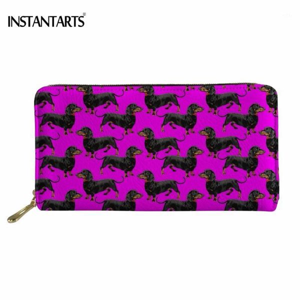 wallets instantarts 2021 woman's purple long pu leather wallet cute puppy dachshund print lady purse brand design holder1, Red;black
wallets instantarts 2021 woman's purple long pu leather wallet cute puppy dachshund print lady purse brand design holder1, Red;black