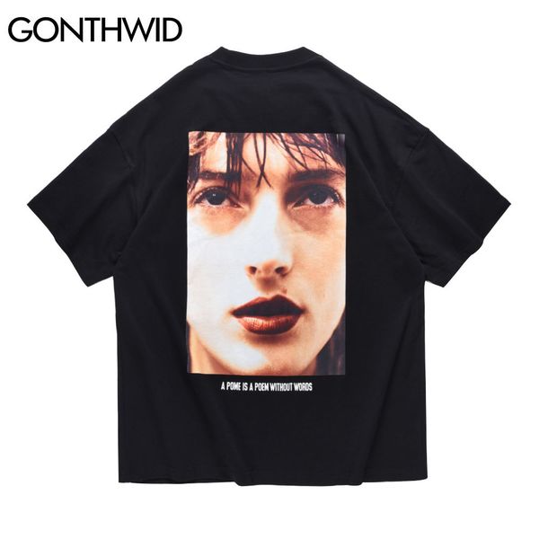 gonthwid tees shirts hip hop poster print short sleeve tshirts streetwear hip hop casual punk rock tshirts harajuku cotton c0315, White;black
gonthwid tees shirts hip hop poster print short sleeve tshirts streetwear hip hop casual punk rock tshirts harajuku cotton c0315, White;black