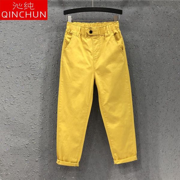 women's jeans woman pants denim cropped autumn casual elastic waist loose feet pantalones vaqueros mujer, Blue
women's jeans woman pants denim cropped autumn casual elastic waist loose feet pantalones vaqueros mujer, Blue