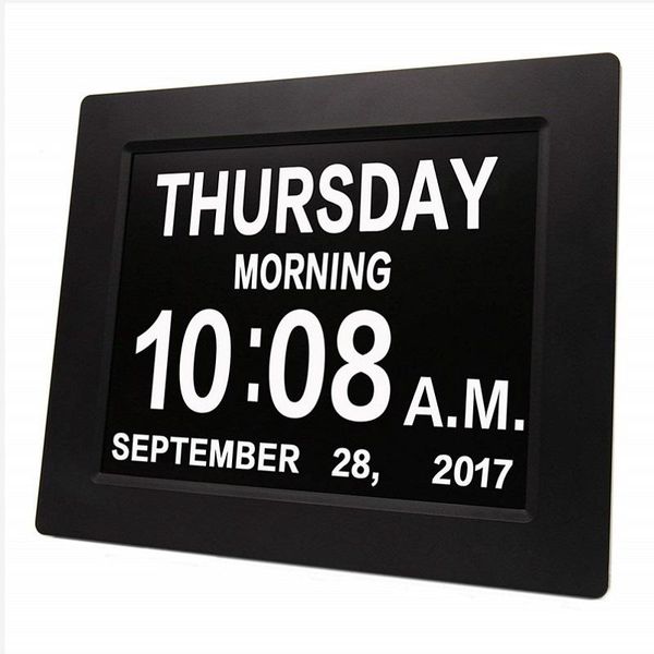 wall clocks 8 led dementia digital calendar day clock large time colors day/week/month/year
wall clocks 8 led dementia digital calendar day clock large time colors day/week/month/year