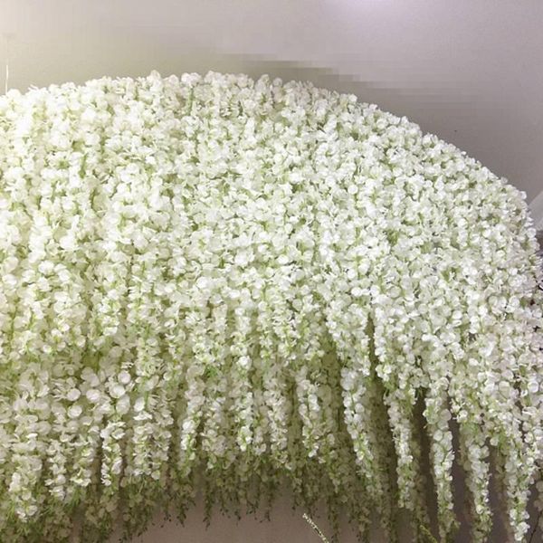 decorative flowers & wreaths artificial flower wisteria vine 120cm long silk white garland wreath diy plants home wedding decoration wall ba
decorative flowers & wreaths artificial flower wisteria vine 120cm long silk white garland wreath diy plants home wedding decoration wall ba