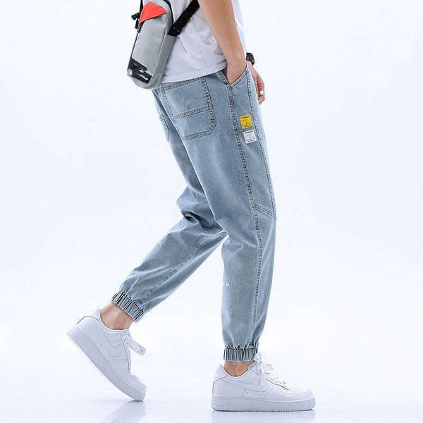 new fashion style men's jeans spring autumn elastic waist harem pants male korean trendy casual denim trousers all-matchpants x0621, Blue
new fashion style men's jeans spring autumn elastic waist harem pants male korean trendy casual denim trousers all-matchpants x0621, Blue