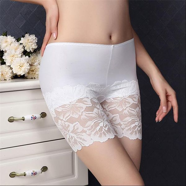 lace elastic women under skirt seamless slim safe pants plus size summer ice silk breathable short tights, Black
lace elastic women under skirt seamless slim safe pants plus size summer ice silk breathable short tights, Black