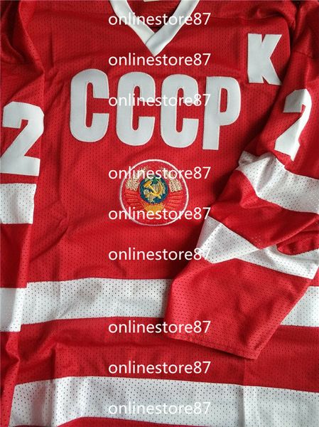2 fetisov ussr cccp russian hockey jerseys 20 vladislav tretiak 17 kharlamov replica russia embroidered vintage jersey, Black
2 fetisov ussr cccp russian hockey jerseys 20 vladislav tretiak 17 kharlamov replica russia embroidered vintage jersey, Black