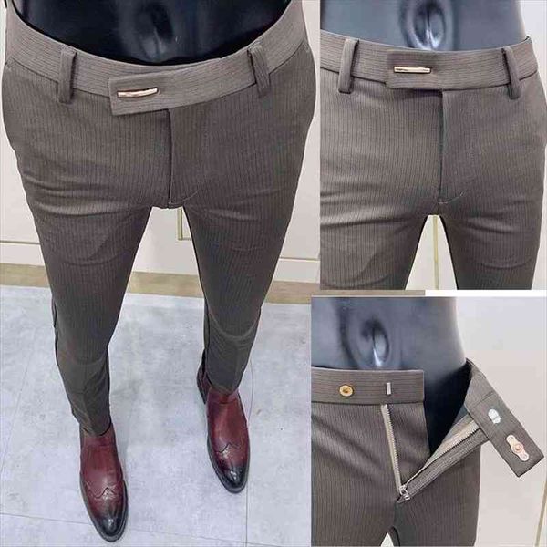 fashion striped suit elegant slim women pants fit tight ankle trousers office party business dress, Black
fashion striped suit elegant slim women pants fit tight ankle trousers office party business dress, Black