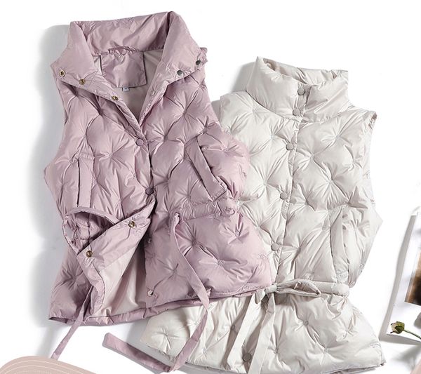 2021 new autumn winter coat sleeveless jacket 90% white duck down women vest warm chaleco mujer gilet casaco feminino ghd9, Black;white
2021 new autumn winter coat sleeveless jacket 90% white duck down women vest warm chaleco mujer gilet casaco feminino ghd9, Black;white