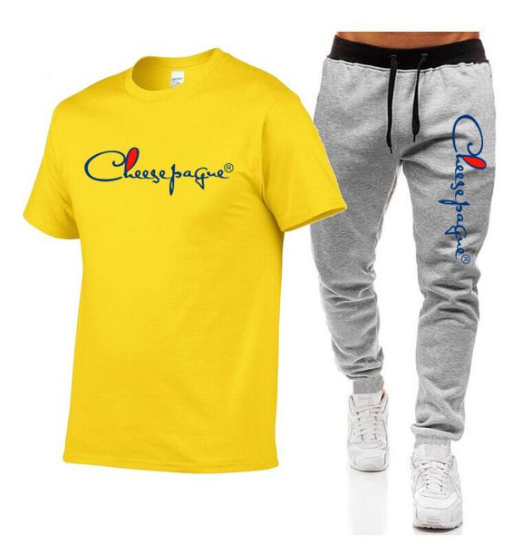 summer fashion leisure brand letter printing men's set tracksuit sportswear track suits male sweatsuit short sleeves t shirt 2 piece se, Gray
summer fashion leisure brand letter printing men's set tracksuit sportswear track suits male sweatsuit short sleeves t shirt 2 piece se, Gray