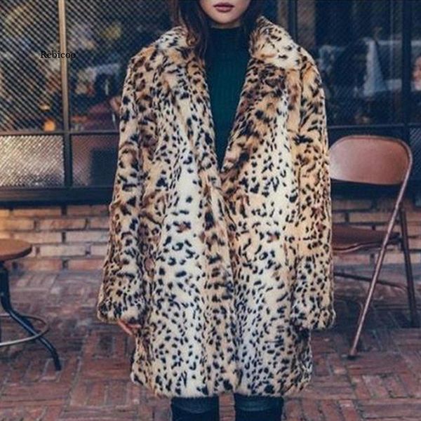 women's fur & faux luxury fashion leopard long teddy bear jackets coats women winter thick warm outerwear brand coat female, Black
women's fur & faux luxury fashion leopard long teddy bear jackets coats women winter thick warm outerwear brand coat female, Black