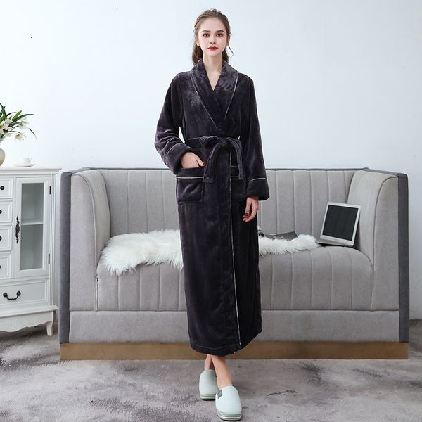 2021 New Plus Size Autumn Long Flannel Heavy Strip Nightwear Neck v Soft Female Robe K2TS, White
2021 New Plus Size Autumn Long Flannel Heavy Strip Nightwear Neck v Soft Female Robe K2TS, White