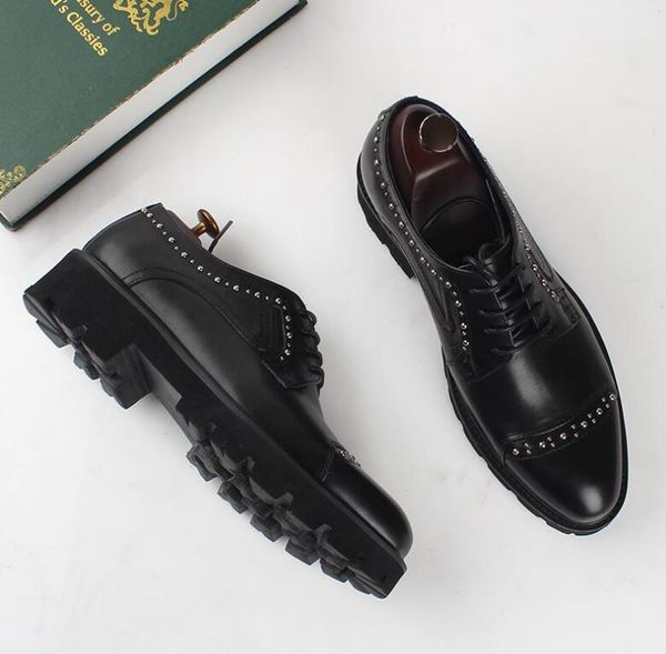 dress shoes summer men lace up genuine leather smart casual platform rivets height increasing black carved brogue
dress shoes summer men lace up genuine leather smart casual platform rivets height increasing black carved brogue