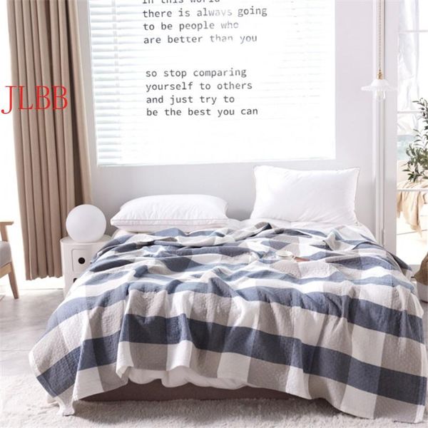 1pc throw blanket 100% cotton washed gauze quilts home textile grid thin comforter stripe bedding bedspread beige bed linens
1pc throw blanket 100% cotton washed gauze quilts home textile grid thin comforter stripe bedding bedspread beige bed linens