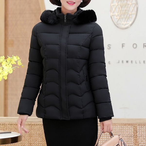 winter parkas women cotton jacket flocking thicken warm cotton coat middle aged female big fur collar hooded plus size 5xl#j30 gdi1, Black
winter parkas women cotton jacket flocking thicken warm cotton coat middle aged female big fur collar hooded plus size 5xl#j30 gdi1, Black